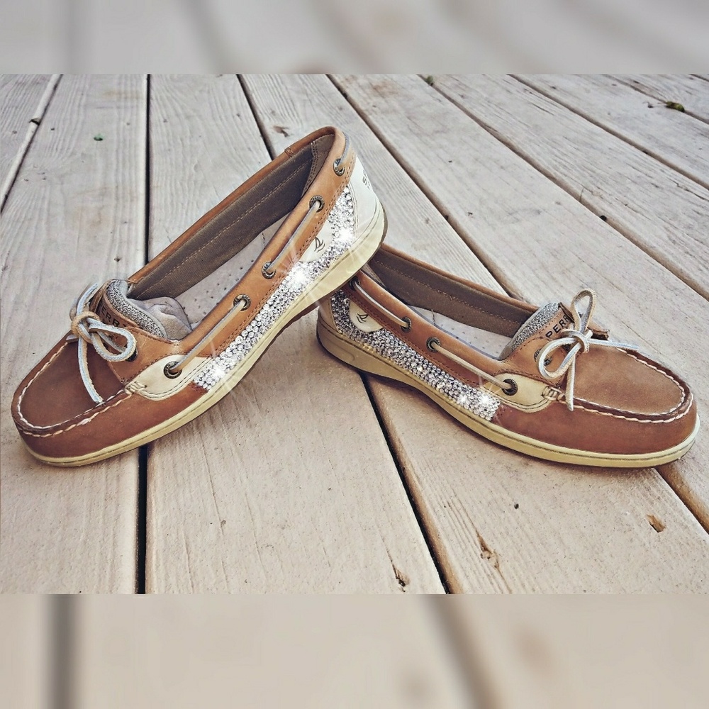 Swarovski Crystal Bling Sperry TopSider Angelfish - Picture 5 of 5